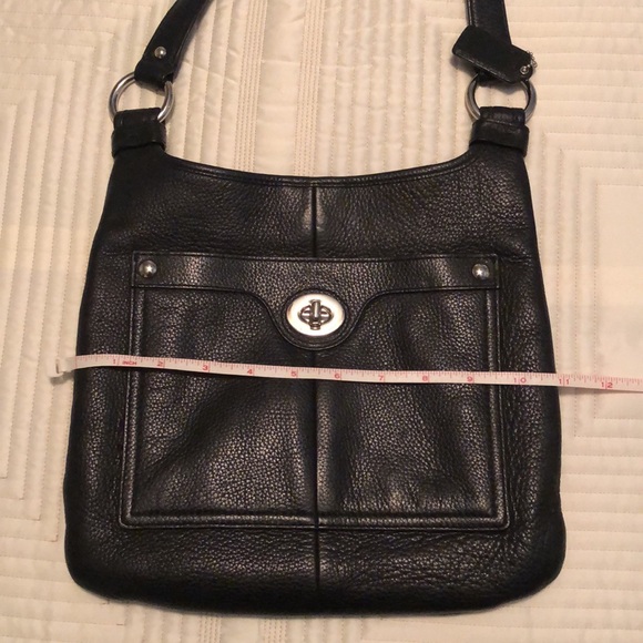 Coach Leather Crossbody Satchel Messenger Purse - Picture 8 of 12